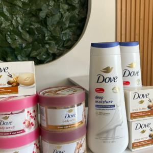 Dove,Olay Shower Gels,Body Scrubs